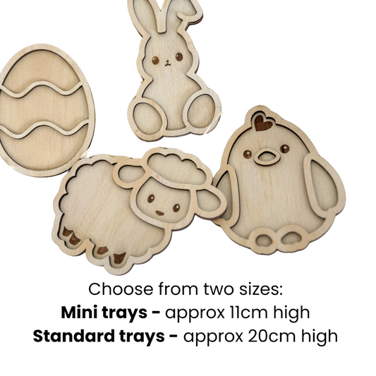 Easter-themed Sensory Trays-Bandicute