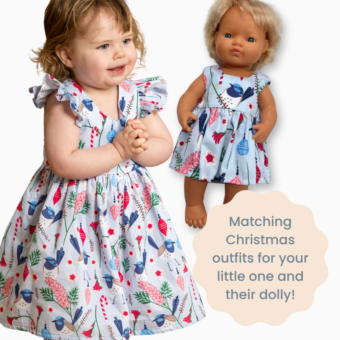 Matching Dolly Christmas Outfits - PRE-ORDER-Bandicute