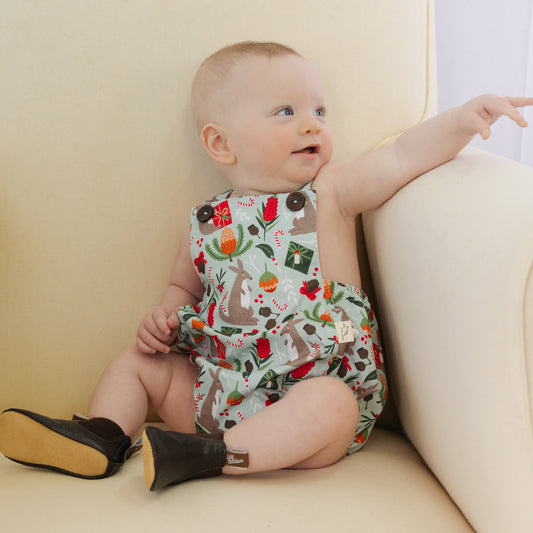 PRE-ORDER - Christmas Baby Romper - A Bush Christmas-Bandicute