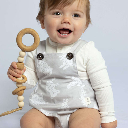 Little Aussie Romper - Grey-Bandicute