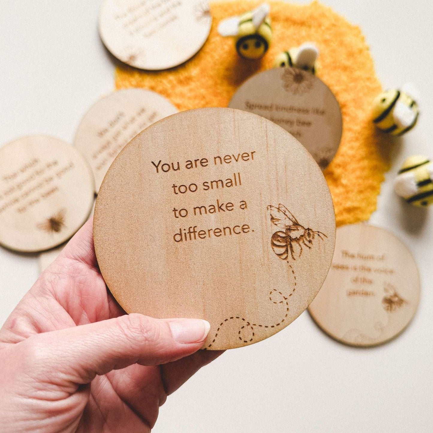 Bee Happy Affirmation Discs-Bandicute