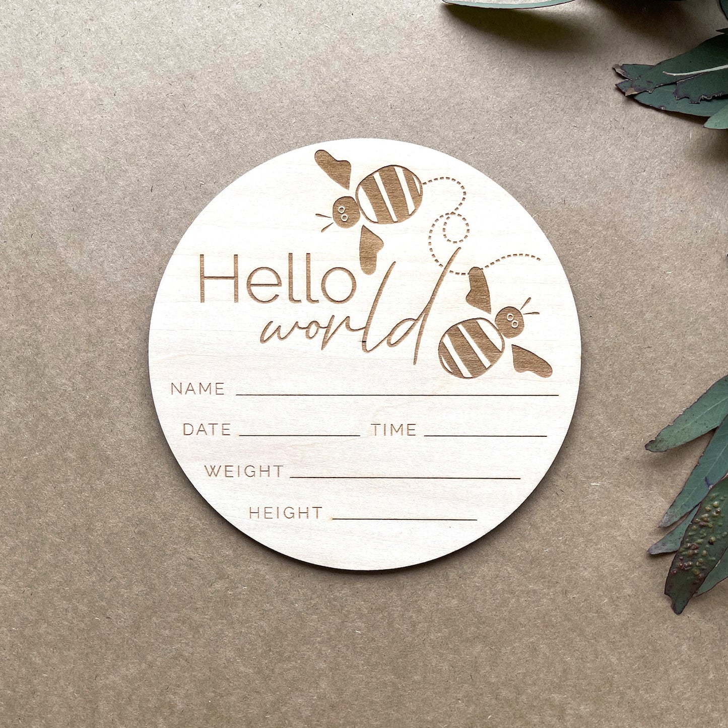 Bee Birth Announcement-Bandicute