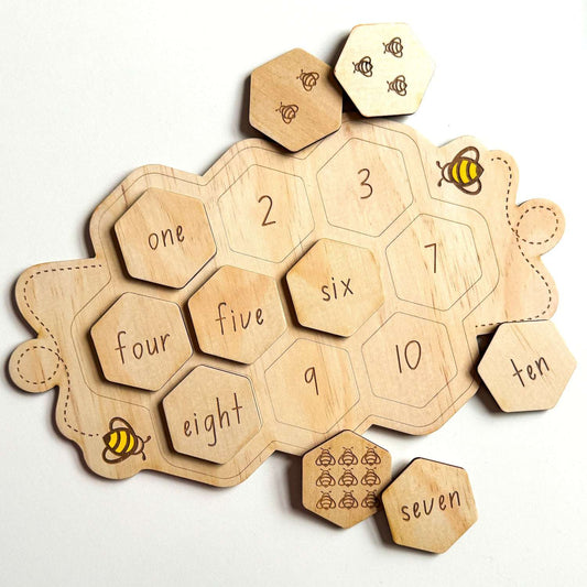 Bee Number Matching Game-Bandicute