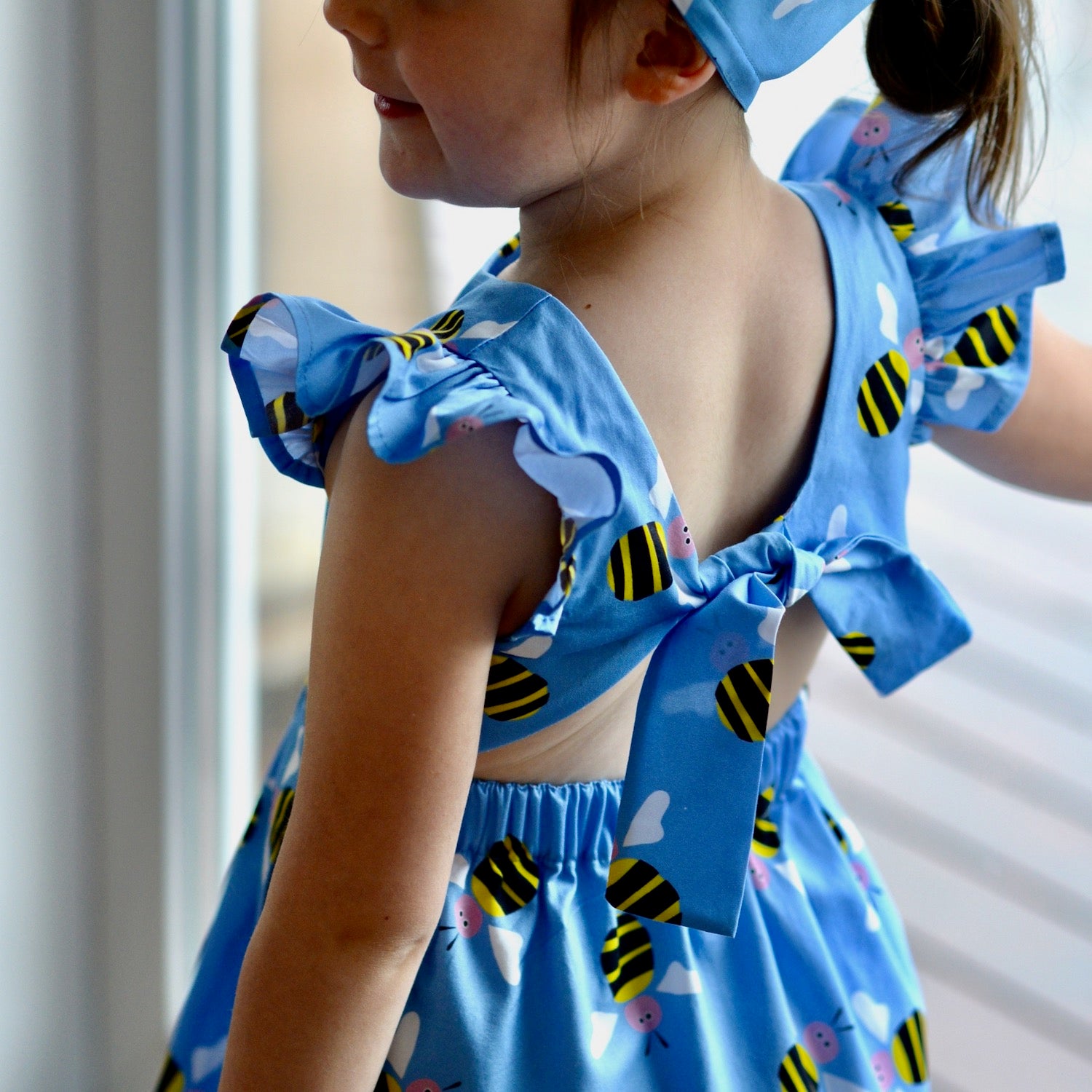 Baby blue dress on sale for little girl