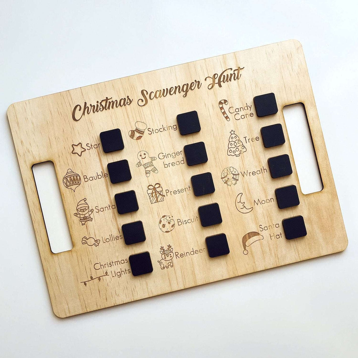 Christmas Scavenger Hunt Board-Bandicute