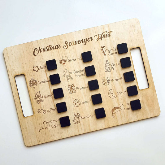 Christmas Scavenger Hunt Board-Bandicute