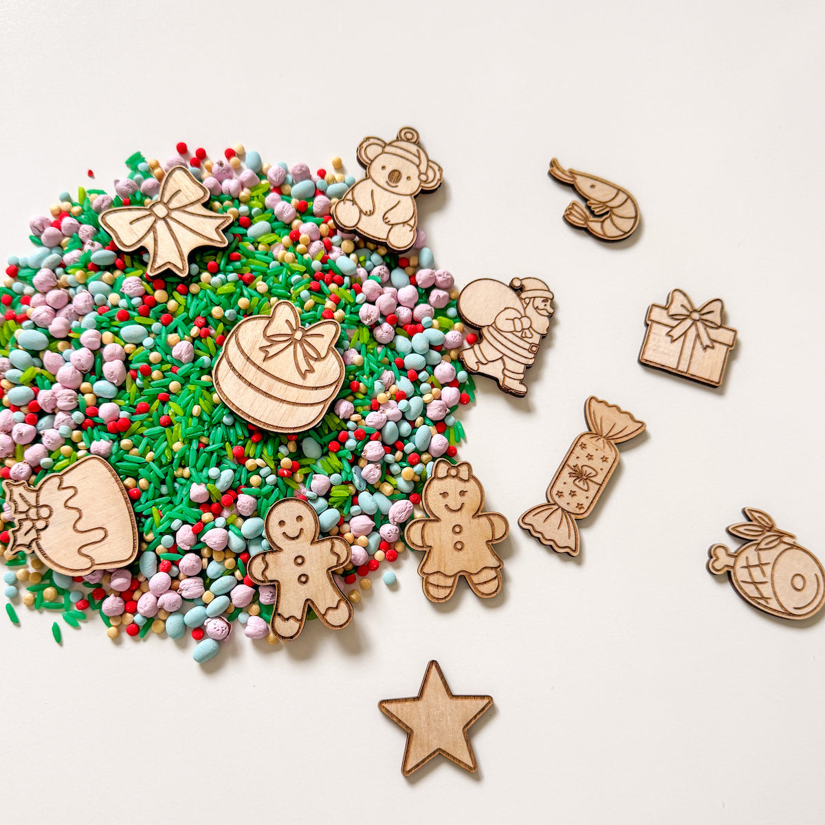 Christmas Sensory Play Loose Parts-Bandicute