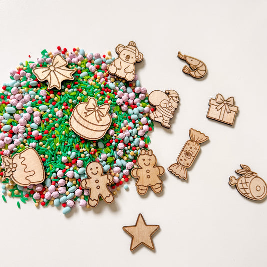 Christmas Sensory Play Loose Parts-Bandicute