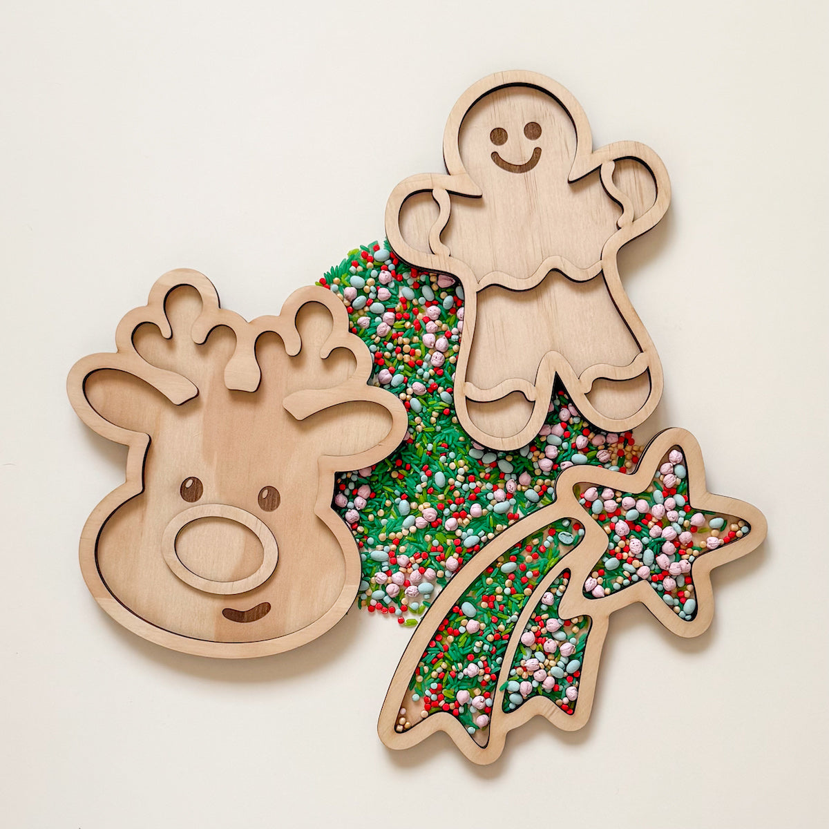 Christmas Sensory Trays-Bandicute