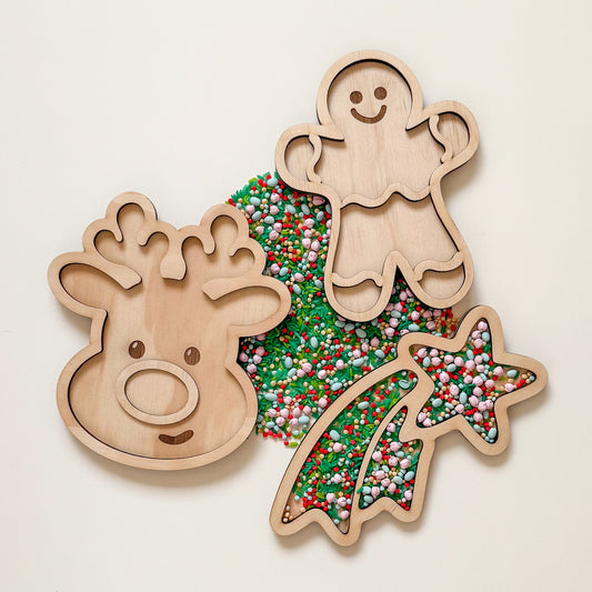 Christmas Sensory Trays-Bandicute
