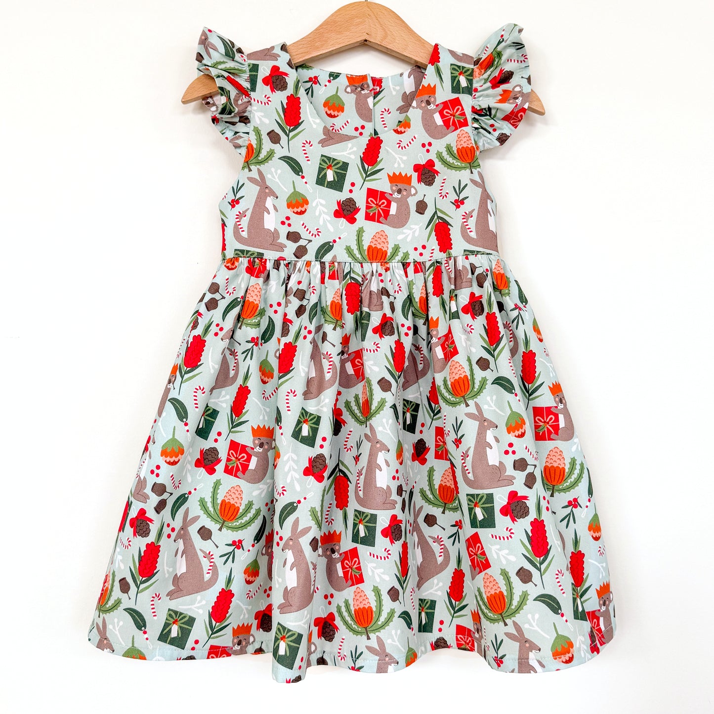 PRE-ORDER - Girls Christmas Dress - A Bush Christmas-Bandicute