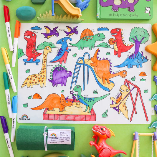 Dino-Motions Scribble Mat-Bandicute