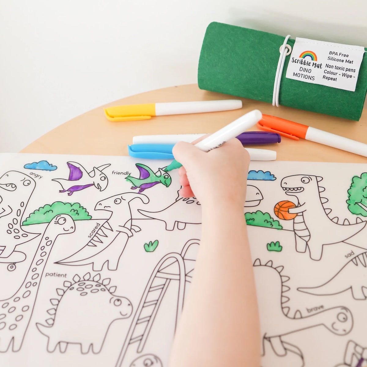 Dino-Motions Scribble Mat-Bandicute