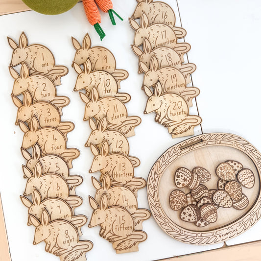 Easter Bilby Counting Game-Bandicute