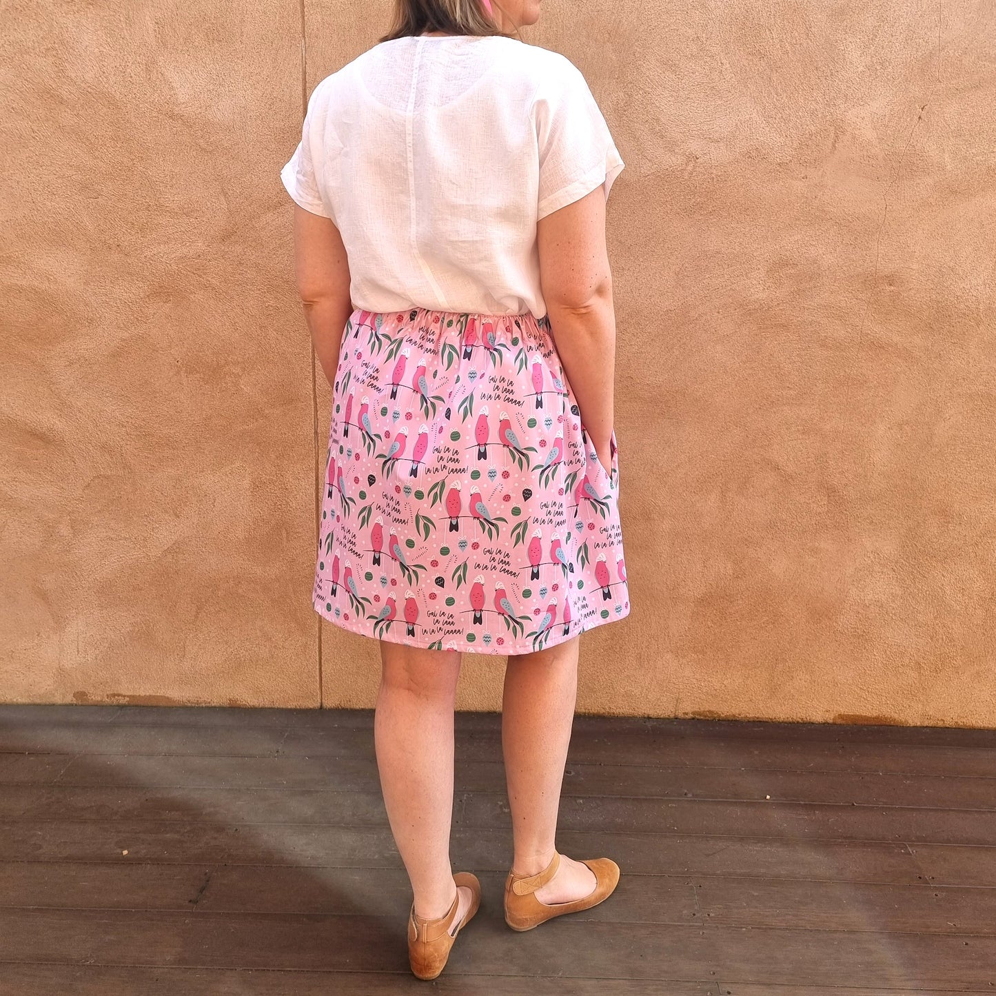 Christmas Women's Skirt - PRE-ORDER - Gal La La La Lah-Bandicute