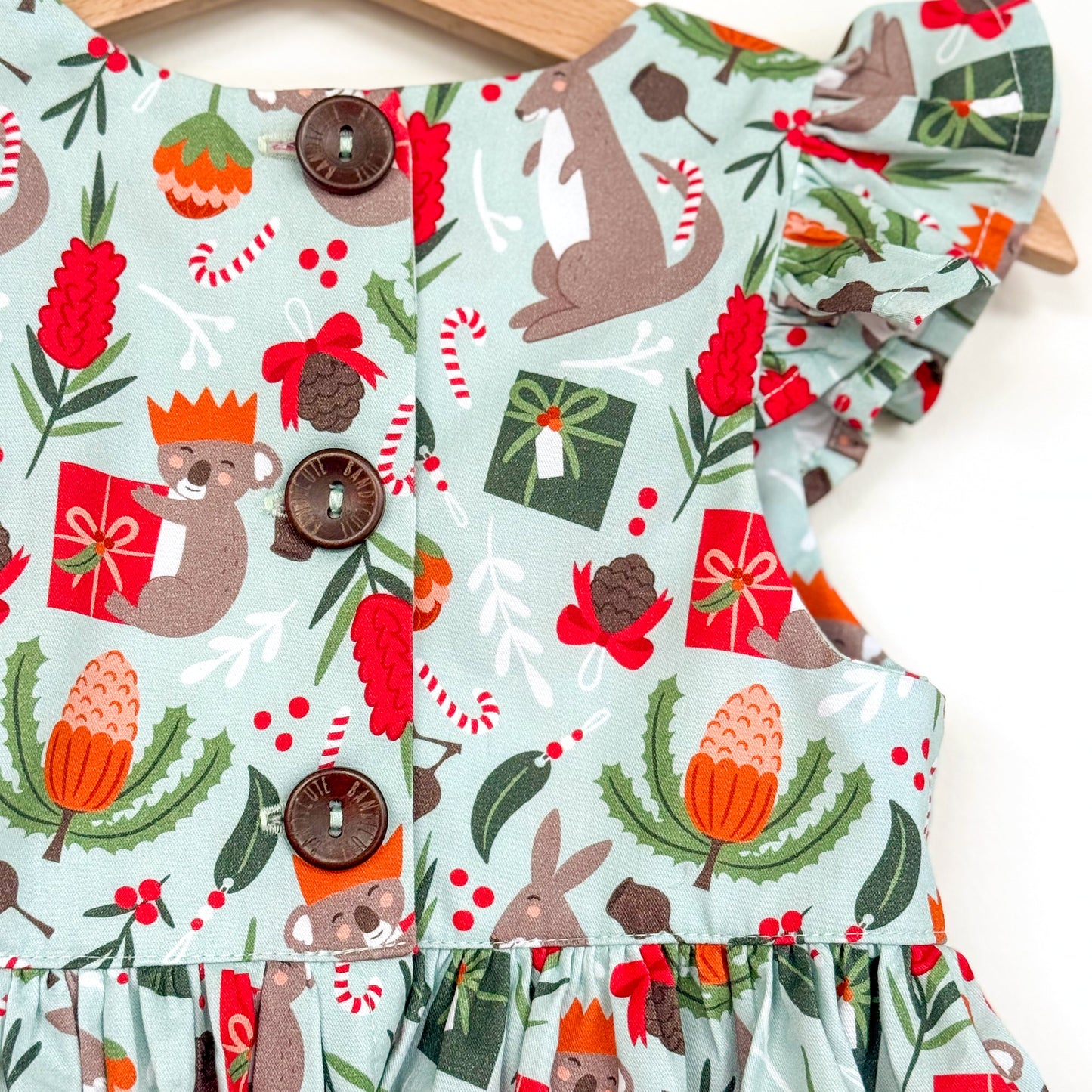 PRE-ORDER - Girls Christmas Dress - A Bush Christmas-Bandicute