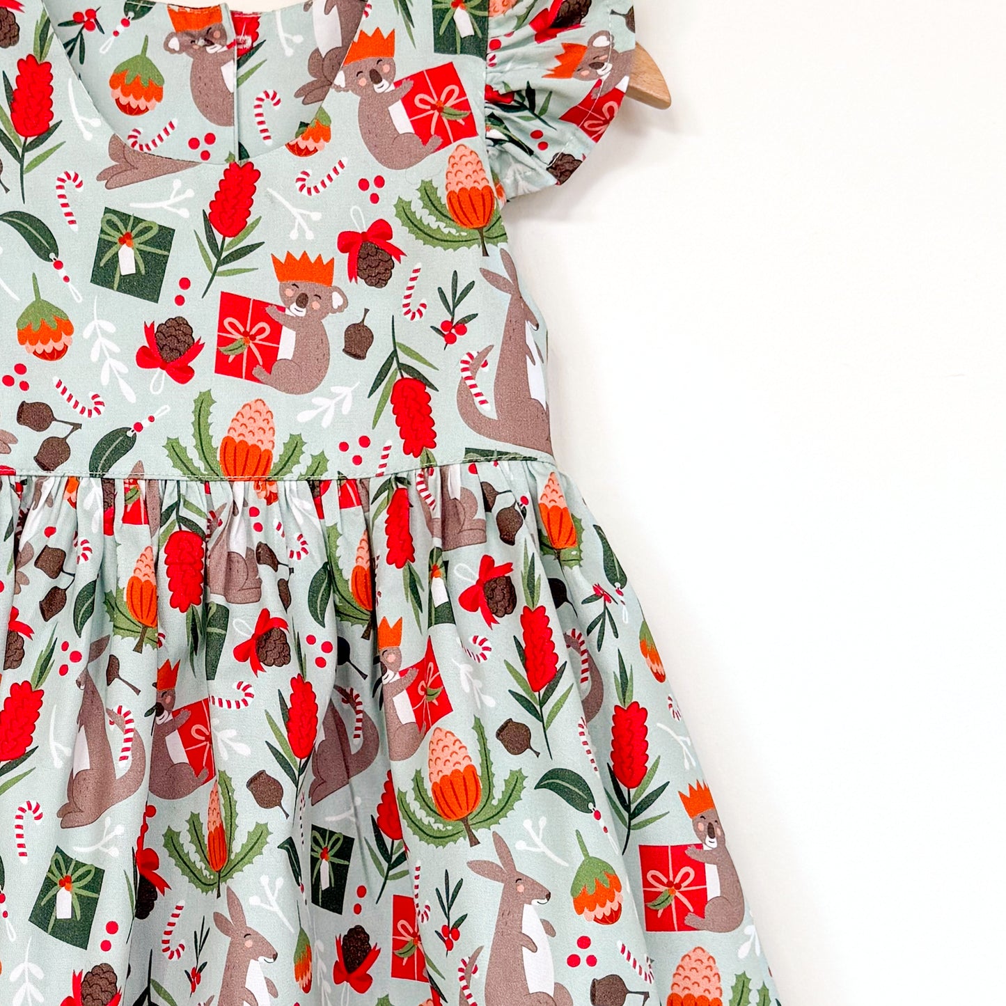 PRE-ORDER - Girls Christmas Dress - A Bush Christmas-Bandicute
