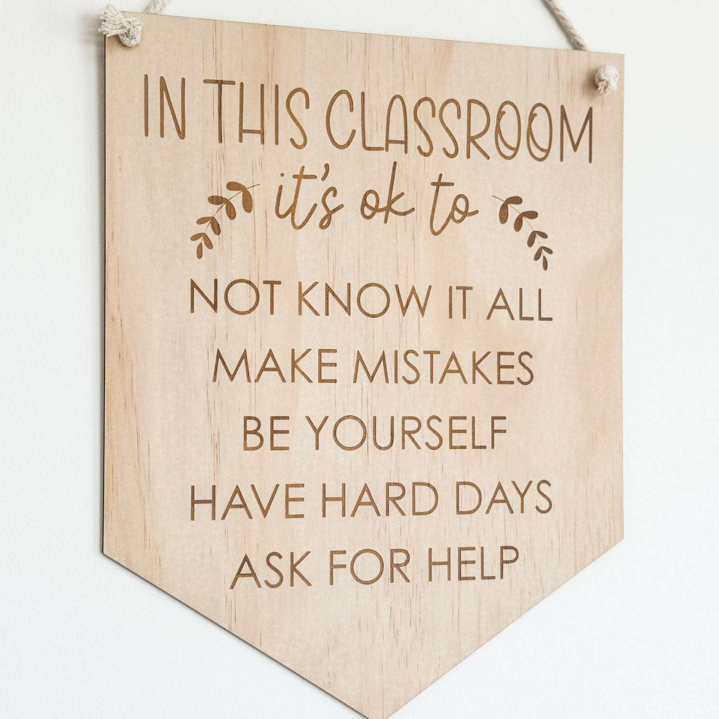Teacher Classroom Plaque - Growth Mindset-Bandicute