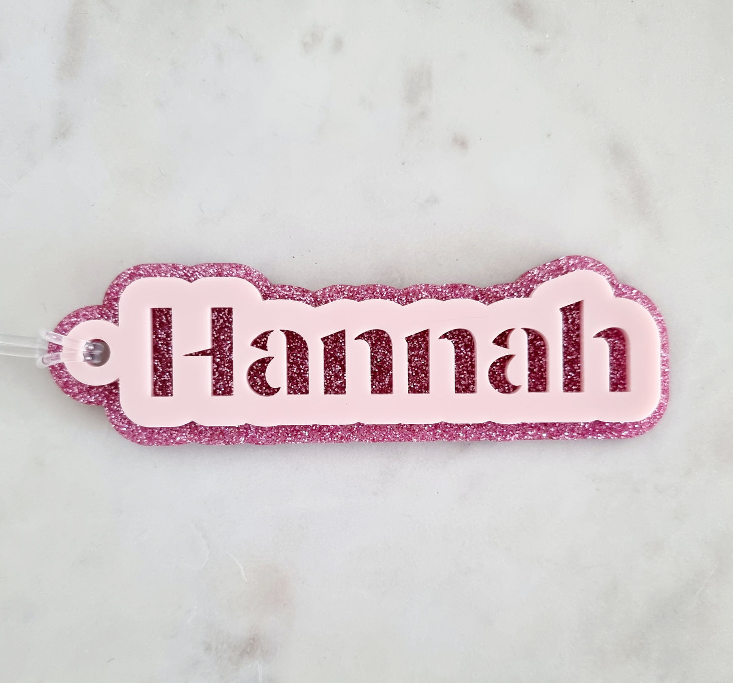 Ultra-Strong Personalised Acrylic Bag Tag-Bandicute