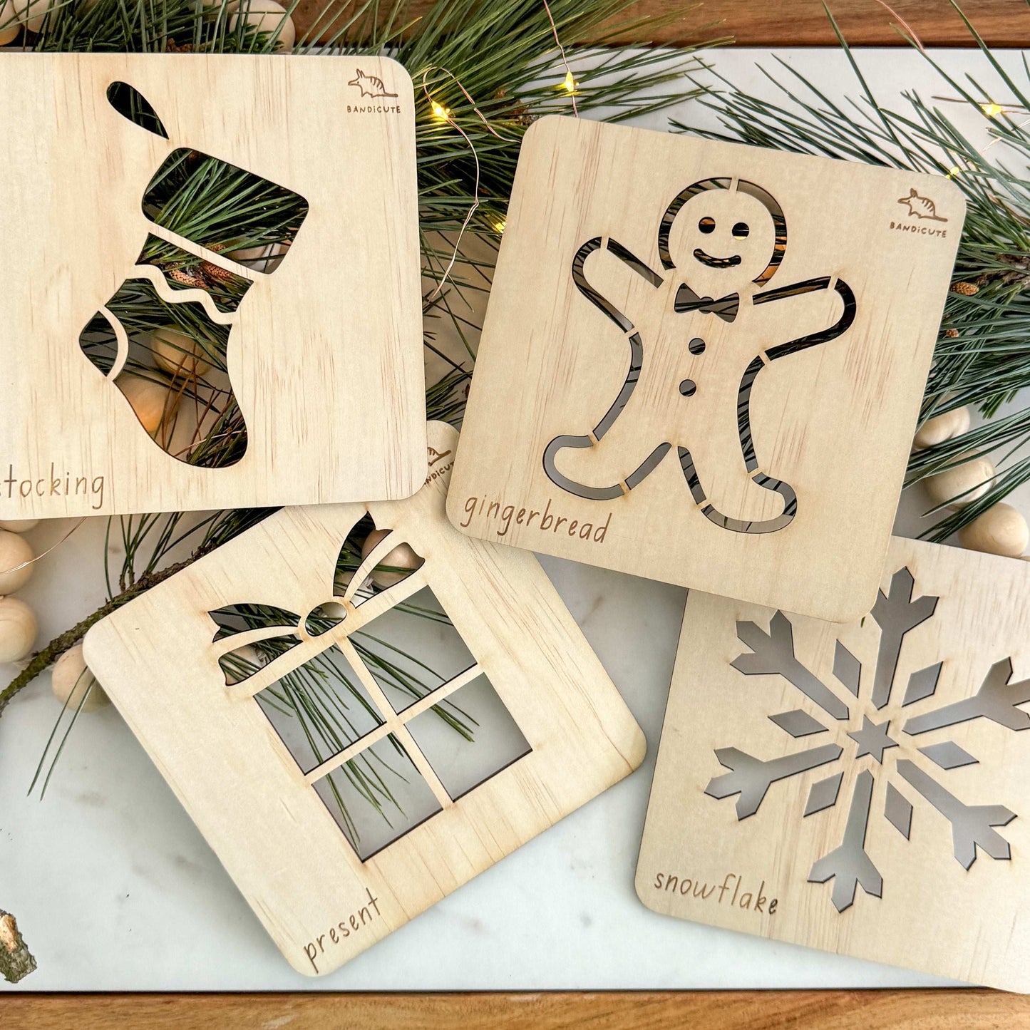 Christmas Stencil Set-Bandicute