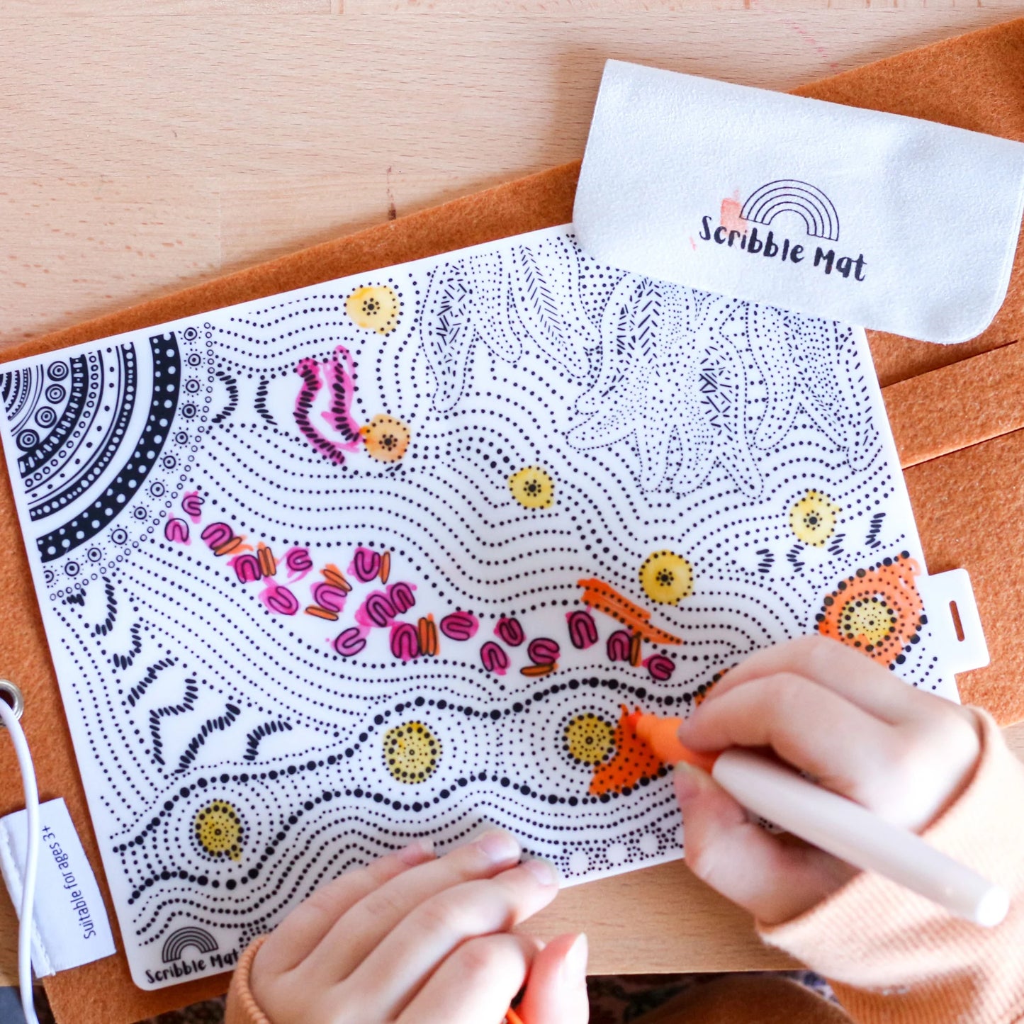 Reusable Scribble Mat - Passing Through-Bandicute