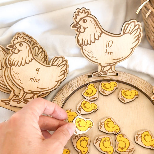 Chicken Counting Game-Bandicute