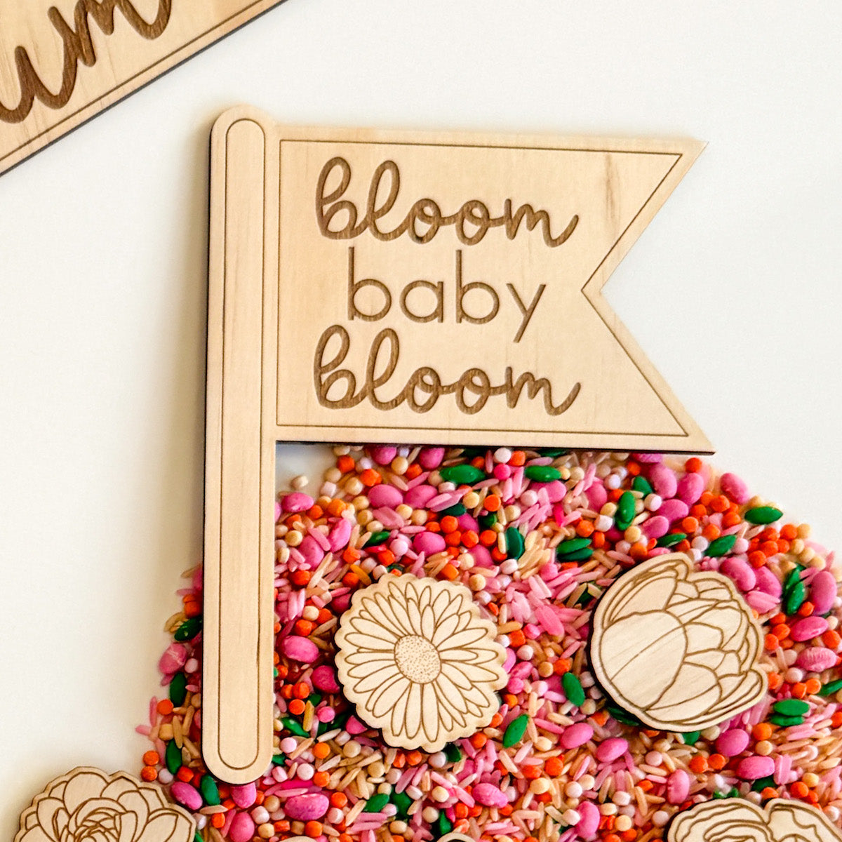 Bloom Baby Bloom Wooden Flag-Bandicute