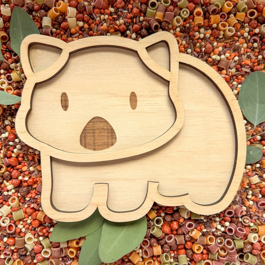 Australian Themed Sensory Trays-Bandicute