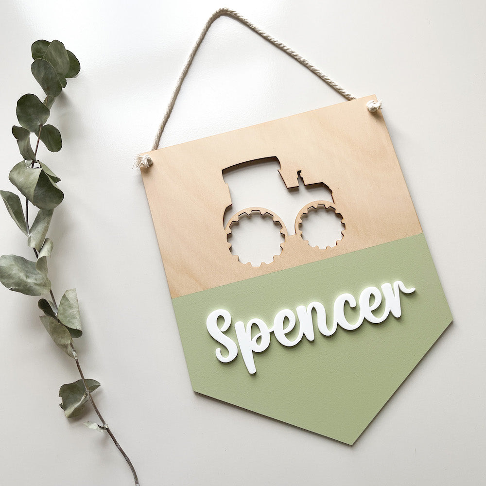 Personalised Name Plaque - Banner Style-Bandicute