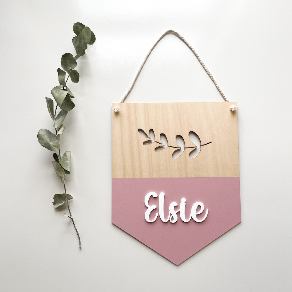 Personalised Name Plaque - Banner Style-Bandicute