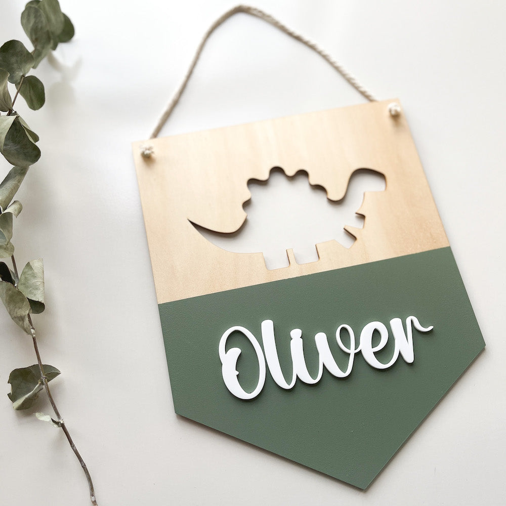 Personalised Name Plaque - Banner Style-Bandicute