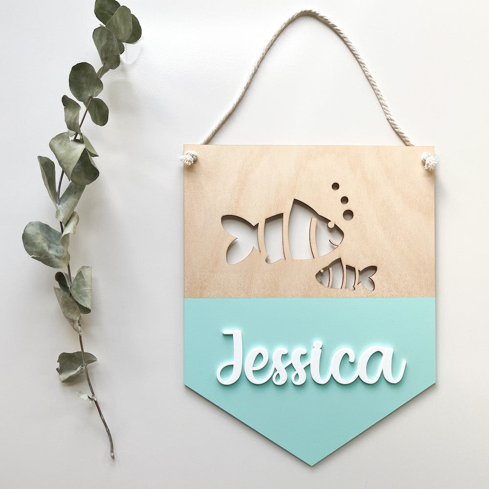 Personalised Name Plaque - Banner Style-Bandicute