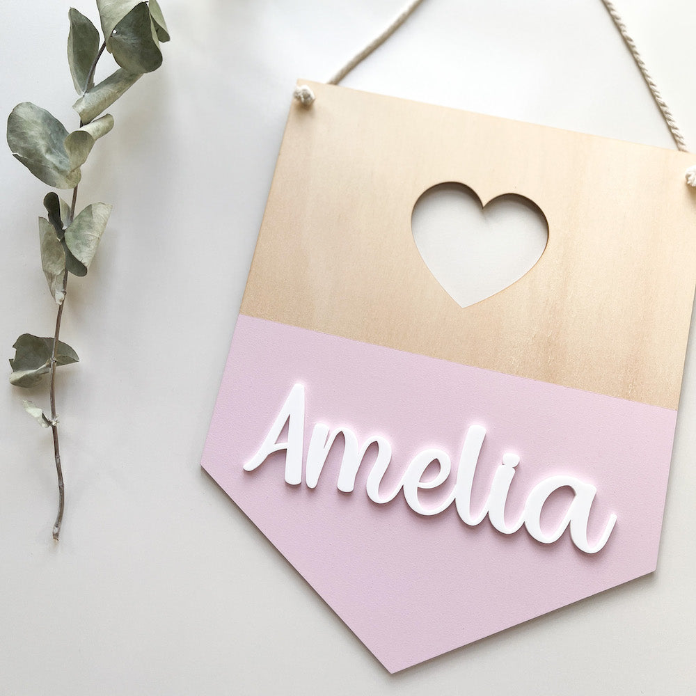 Personalised Name Plaque - Banner Style-Bandicute