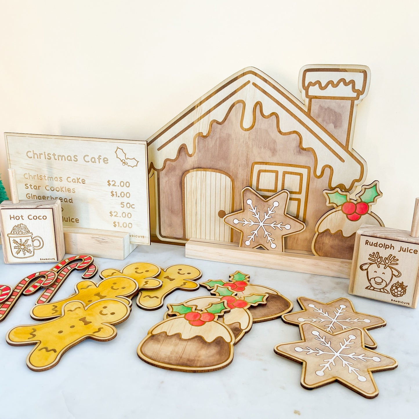 Christmas Cafe Play Set-Bandicute