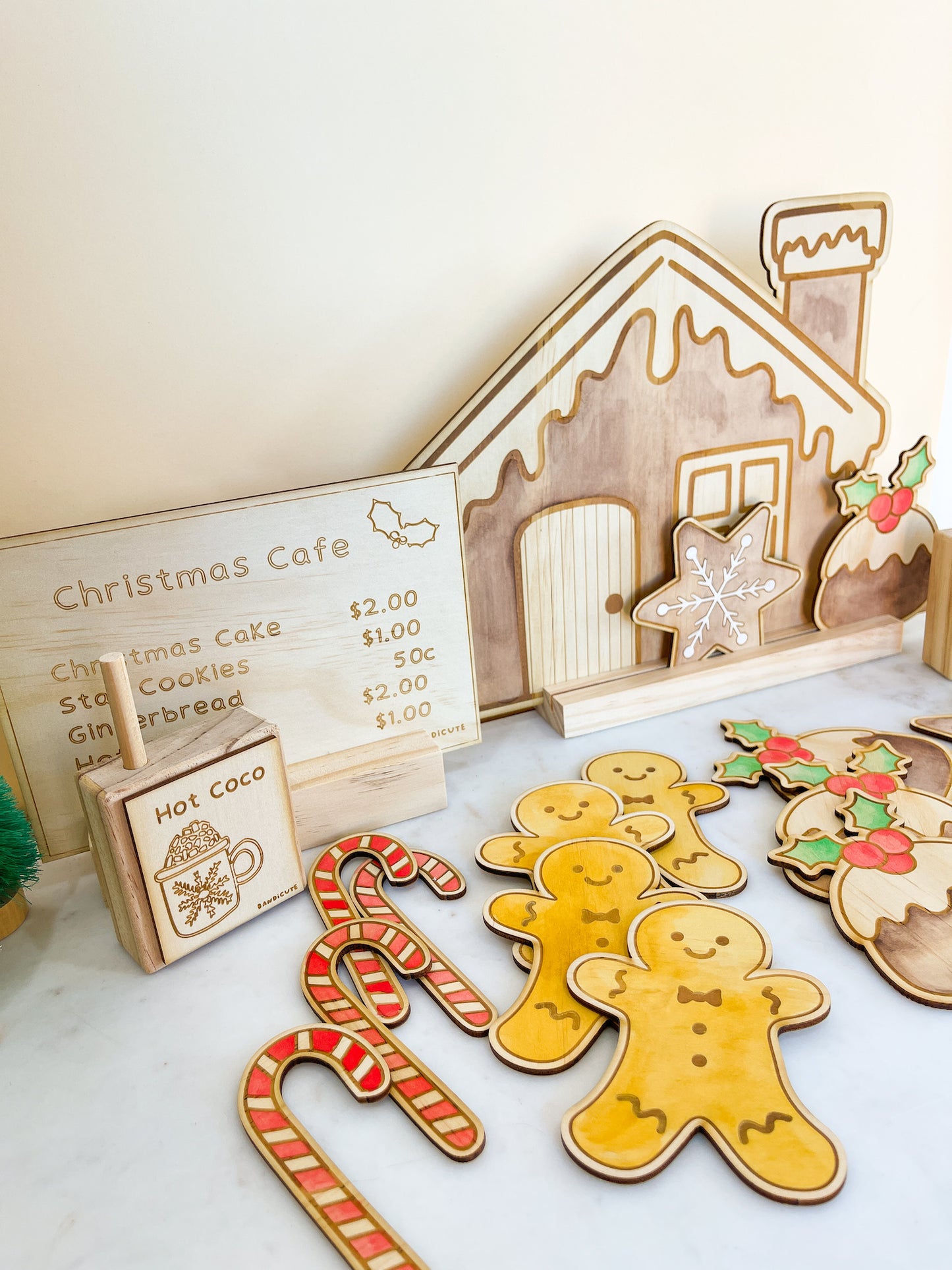 Christmas Cafe Play Set-Bandicute