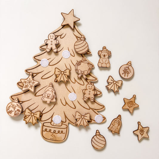 Travel Christmas Tree Decorating Activity-Bandicute