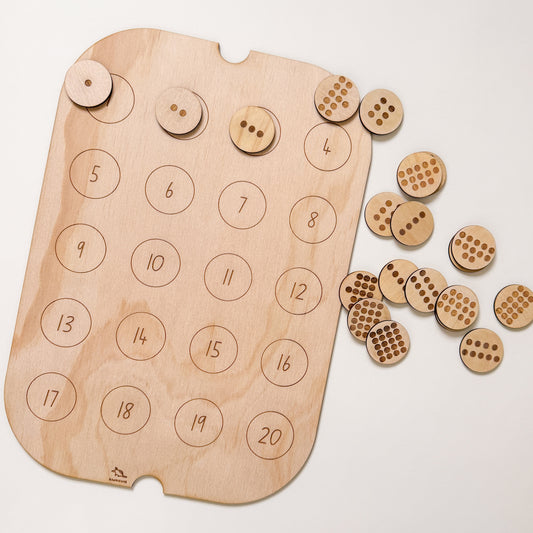 IKEA Flisat/Trofast Insert - Numbers Counting 1 to 20-Bandicute