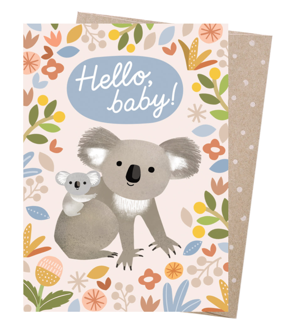 Greeting Card - Bouncing Baby Koala-Bandicute