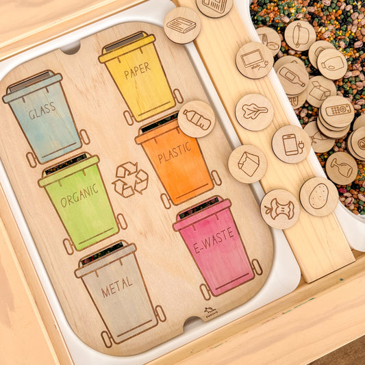 IKEA Flisat/Trofast Insert - Recycling Matching Game-Bandicute