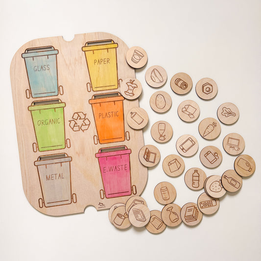 IKEA Flisat/Trofast Insert - Recycling Matching Game-Bandicute
