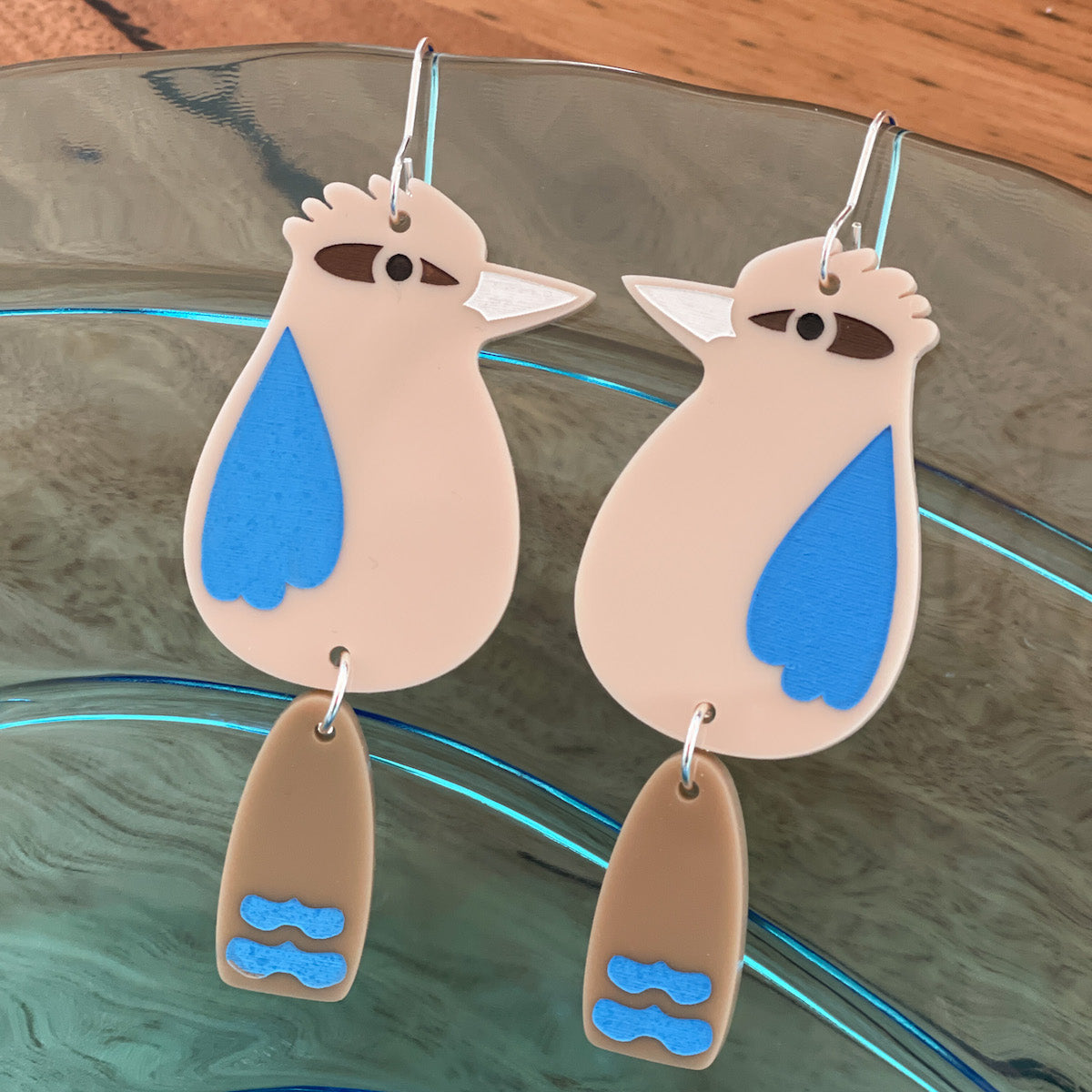 Kookaburra Earrings - Hooks-Bandicute