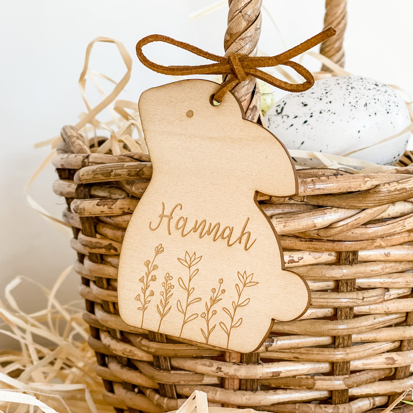 Personalised Easter Basket Tags-Bandicute