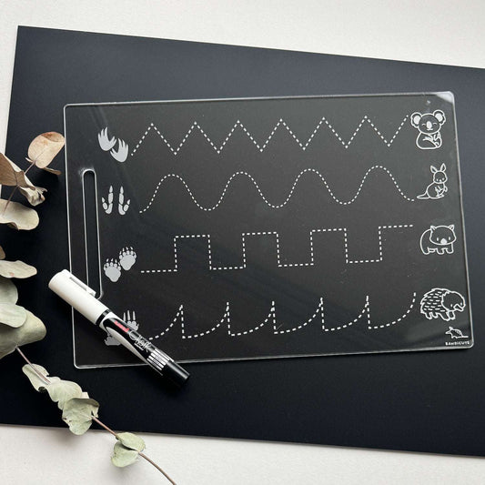 Pre-Writing Line Tracing Board-Bandicute