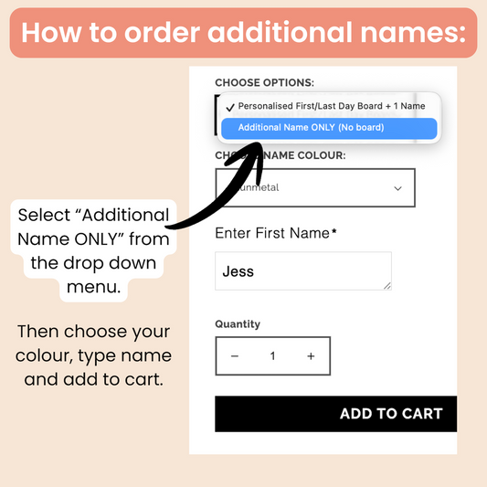 First Day of School Board - Pink Flowers-Bandicute