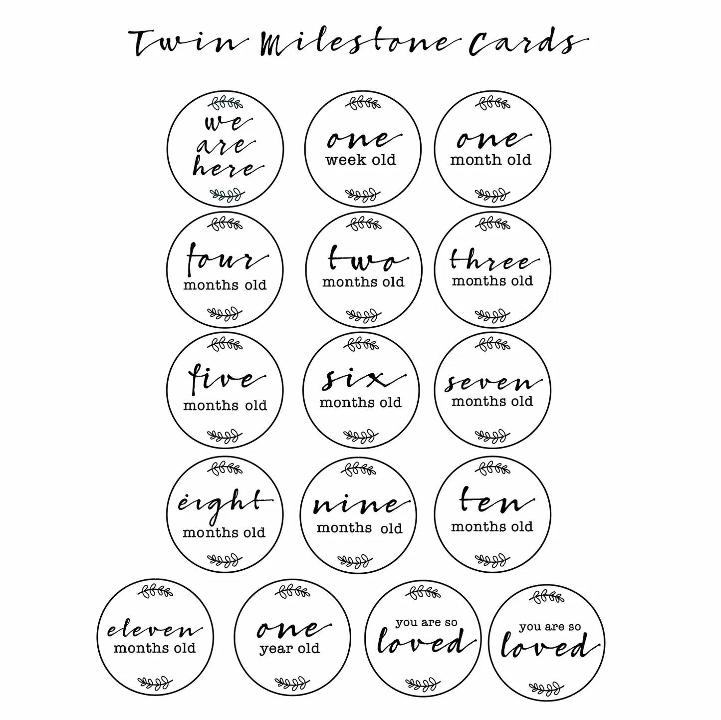 Etched Timber Milestone Cards - Vine-Bandicute
