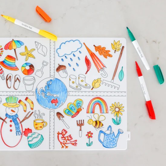 Seasons Reusable Scribble Mat-Bandicute
