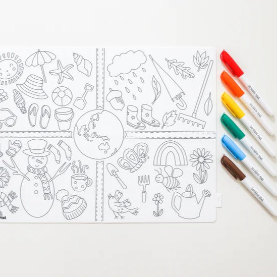 Seasons Reusable Scribble Mat-Bandicute