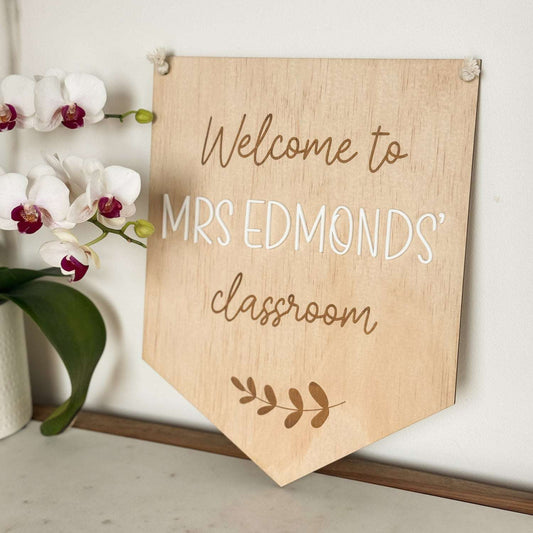 Teacher Welcome Sign-Bandicute