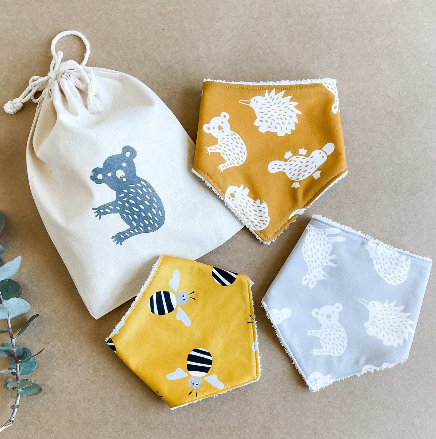 Unisex Baby Bib Bundle-Bandicute
