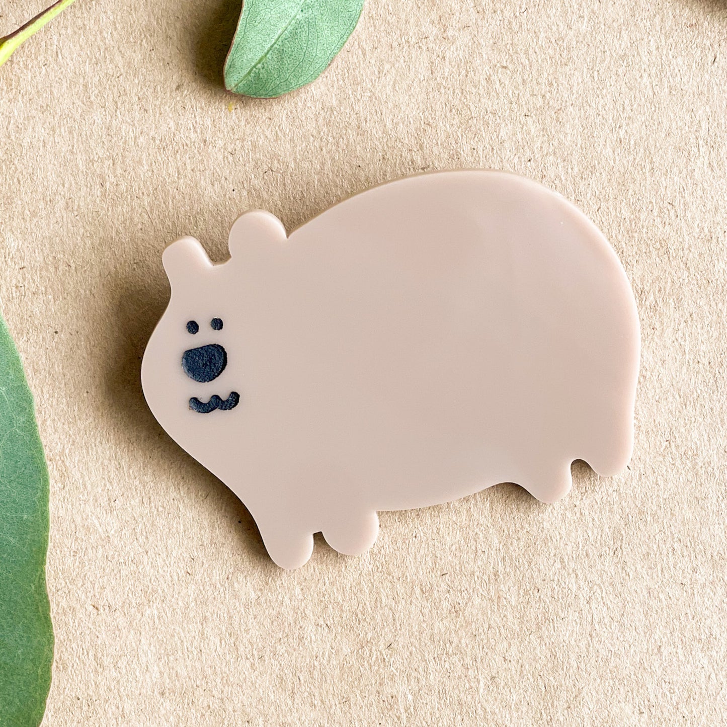 Wombat Brooch-Bandicute